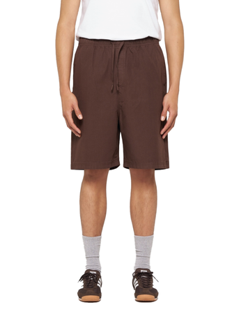 Edwin Pantaloncino con elastico Avalon marrone