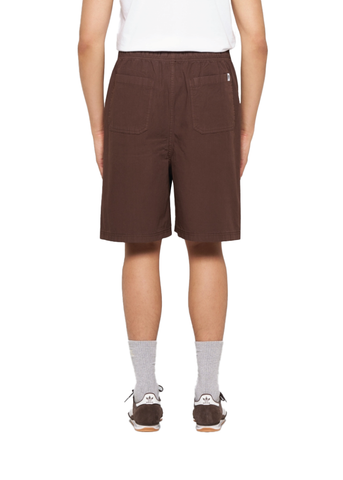 Edwin Pantaloncino con elastico Avalon marrone