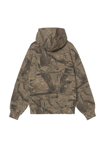 Carhartt Wip Felpa da uomo con cappuccio Feather Tree camo