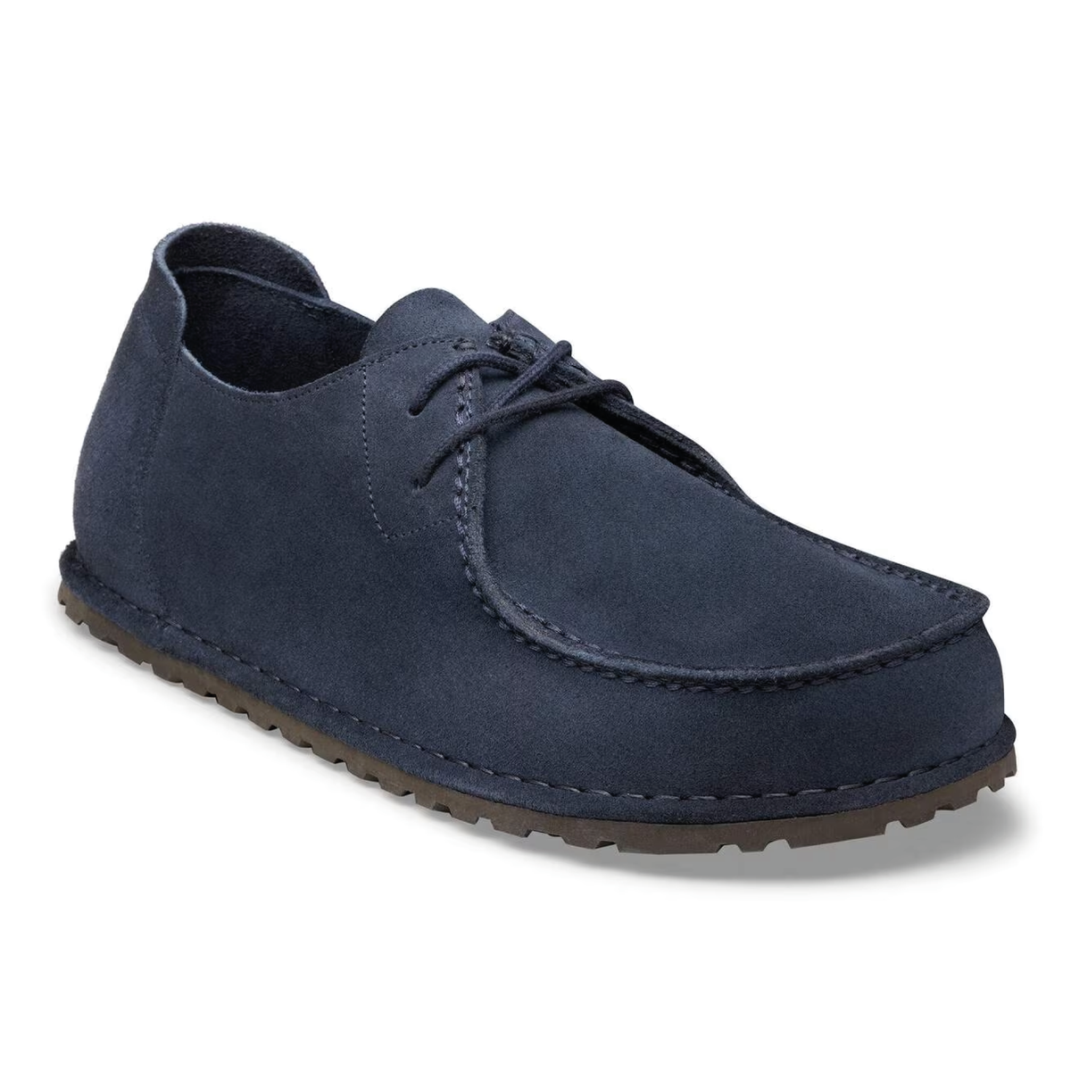 Birkenstock Scarpa da uomo in pelle scamosciata Utti Lace blu