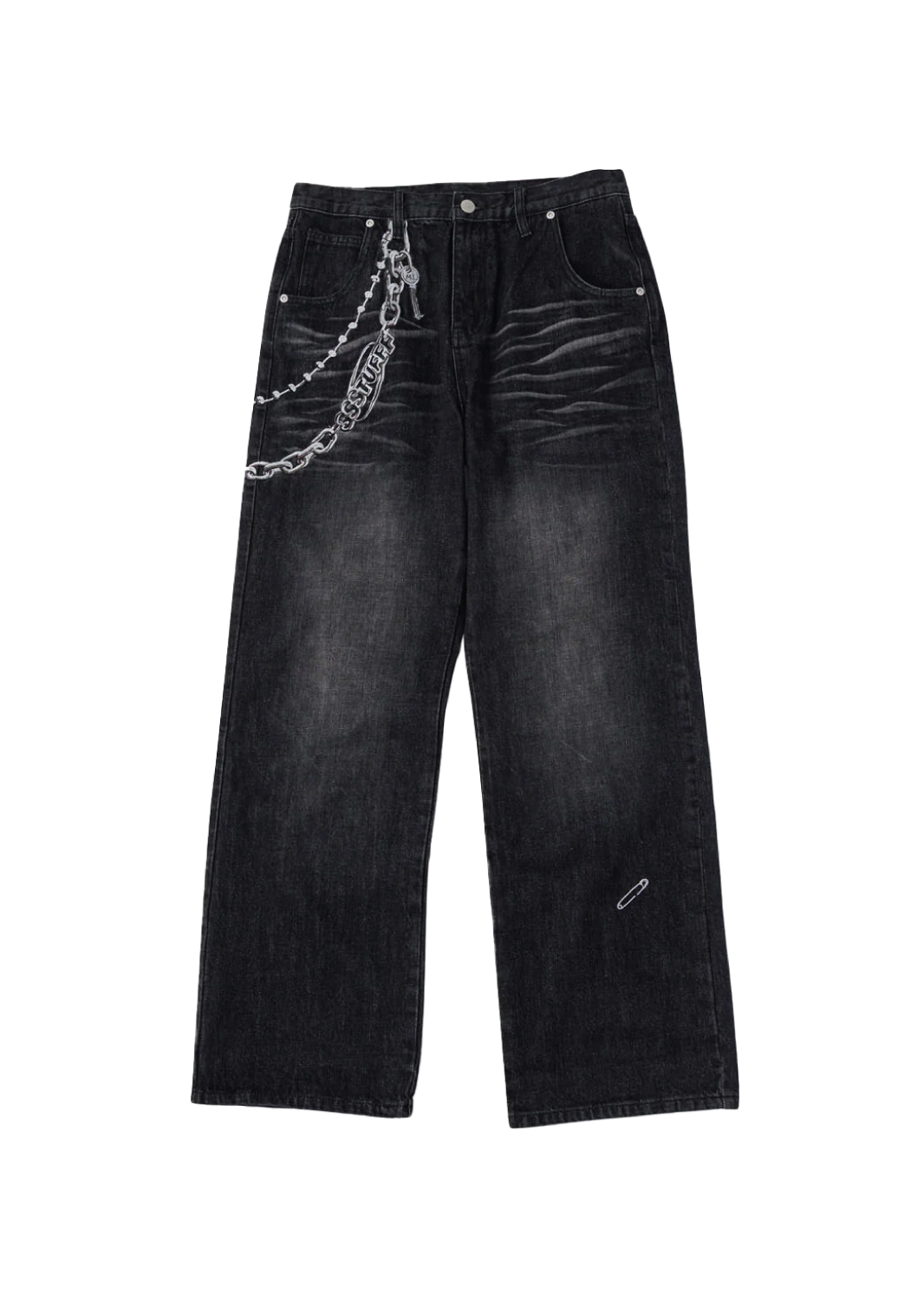 Ssstufff Unisex Jeans Embroidery Charm