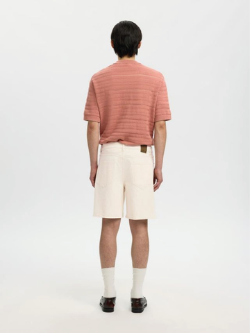 Selected Men's Alex Ecru Shorts