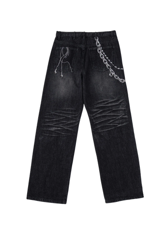 Ssstufff Unisex Jeans Embroidery Charm