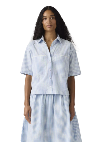 Novelty Harlie Cropped Short Sleeve Shirt 005O8-0000