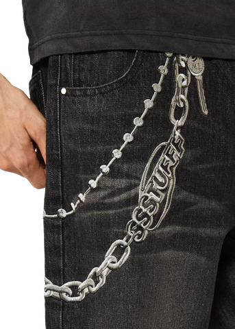 Ssstufff Unisex Jeans Embroidery Charm