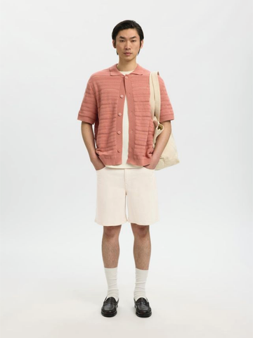 Selected Men's Alex Ecru Shorts