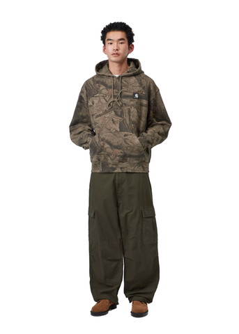 Carhartt Wip Felpa da uomo con cappuccio Feather Tree camo