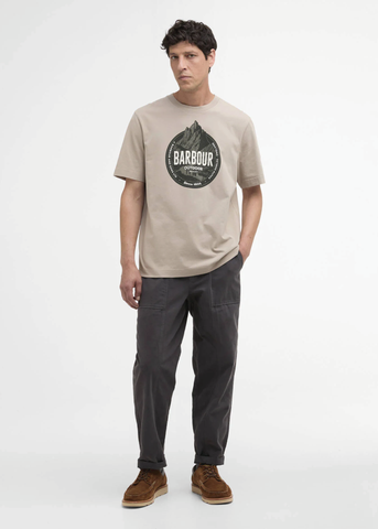 Barbour Men's Short Sleeve T-Shirt Basswood