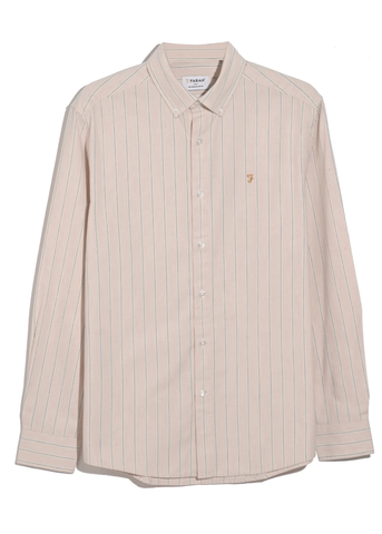 Farah Camicia rigata da uomo Steen Wide