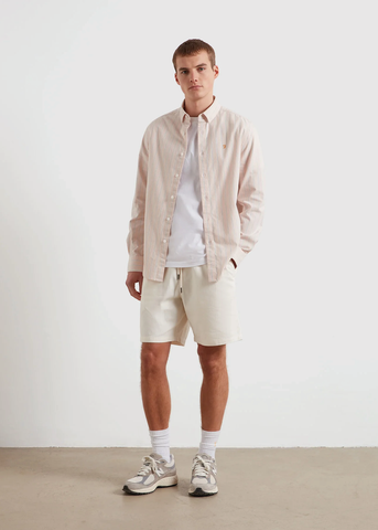 Farah Camicia rigata da uomo Steen Wide