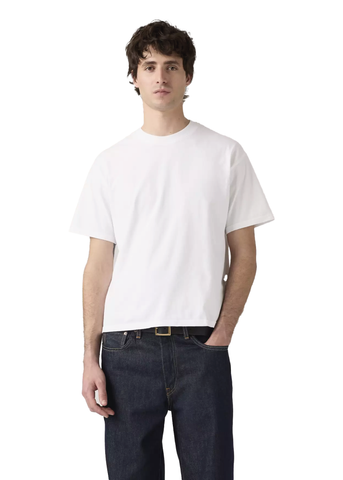 Levi's T-Shirt manica corta da uomo Boxy bianca