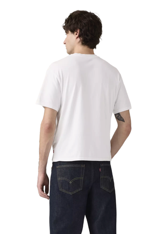 Levi's T-Shirt manica corta da uomo Boxy bianca