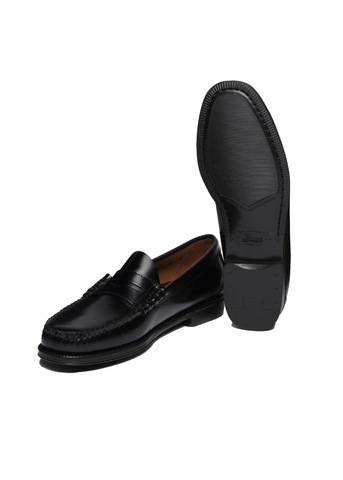 G.H. Bass Mocassino in pelle da uomo Easy Weejuns Larson Penny nero