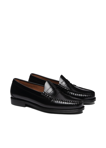 G.H. Bass Mocassino in pelle da uomo Easy Weejuns Larson Penny nero