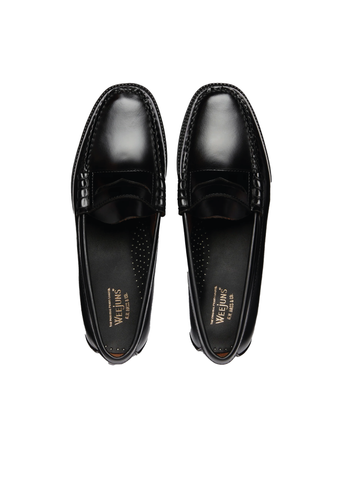 G.H. Bass Mocassino in pelle da uomo Easy Weejuns Larson Penny nero