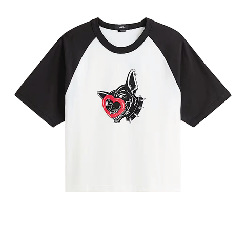 Vans Men's Short Sleeve T-Shirt Dayana Dog White