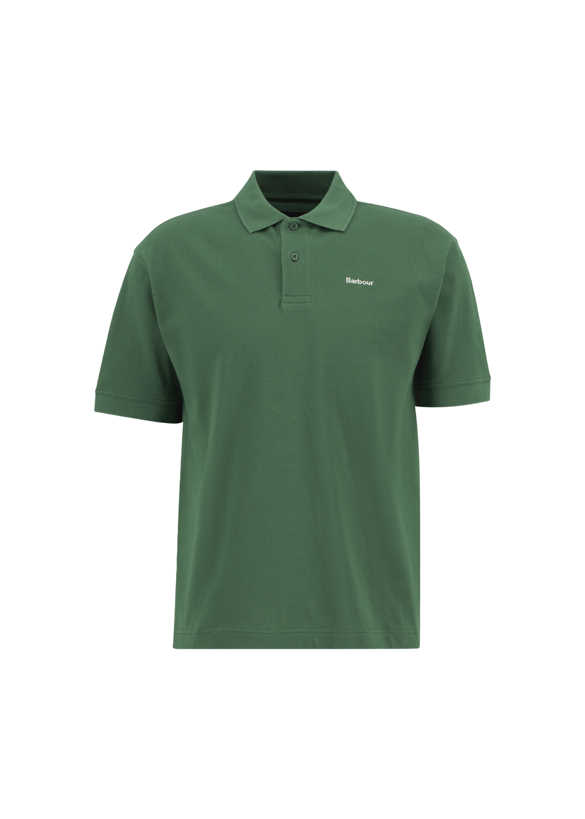 Barbour Polo da uomo manica corta Hexham Oversized verde