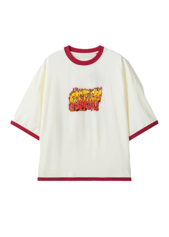 Ssstufff  T-Shirt da uomo manica corta Demon