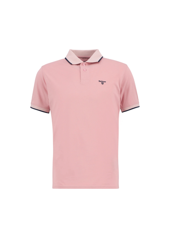 Barbour Polo da uomo manica corta Cornsay rosa