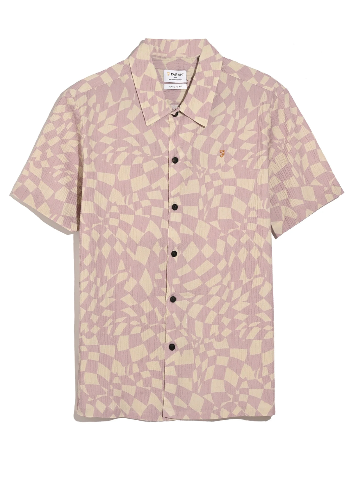 Farah Camicia fantasia da uomo manica corta Angelo Optical