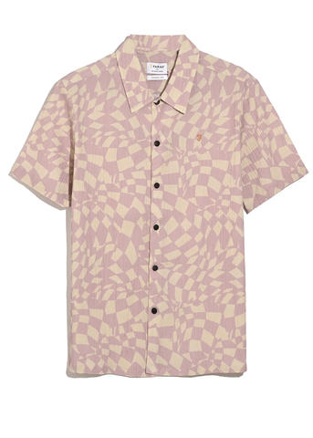 Farah Camicia fantasia da uomo manica corta Angelo Optical