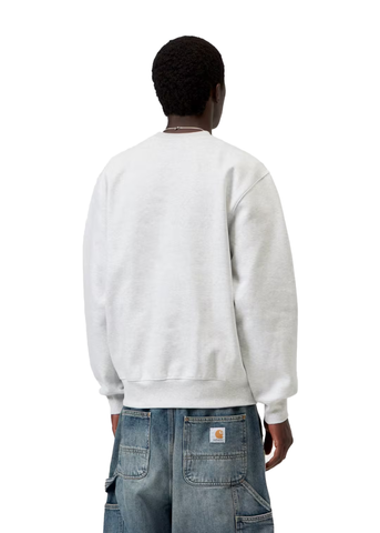 Carhartt Wip Felpa girocollo da uomo Carhartt grigio chiara