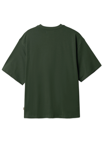 Woodbird T-Shirt da uomo manica corta Beam Nine verde