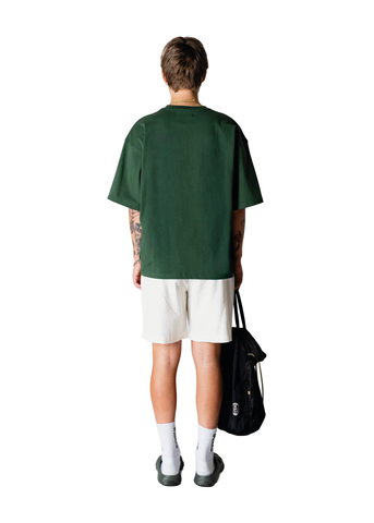 Woodbird T-Shirt da uomo manica corta Beam Nine verde