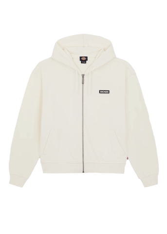 Dickies Felpa da donna con cappuccio e zip Deshler panna
