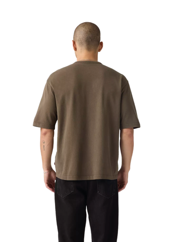 Levi's T-Shirt da uomo manica corta Heavyweight Loose marrone