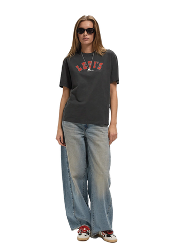 Levi's T-Shirt da donna manica corta Tabor nera
