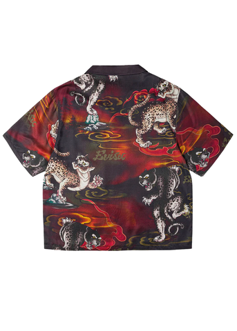 Evisu Camicia da uomo stampata Leopard All-over Print