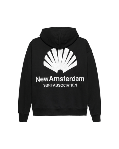 New Amsterdam Felpa con cappuccio da uomo Logo nera