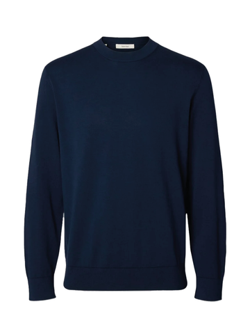 Selected Maglia girocollo da uomo Torino blu