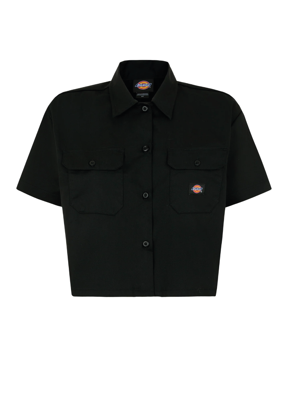 Dickies Camicia corta da donna Workwear nera
