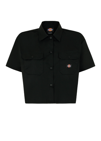 Dickies Camicia corta da donna Workwear nera