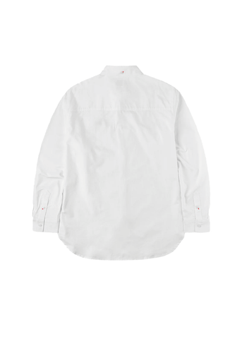 Evisu Camicia da uomo manica lunga Seagull Print Oxford bianca