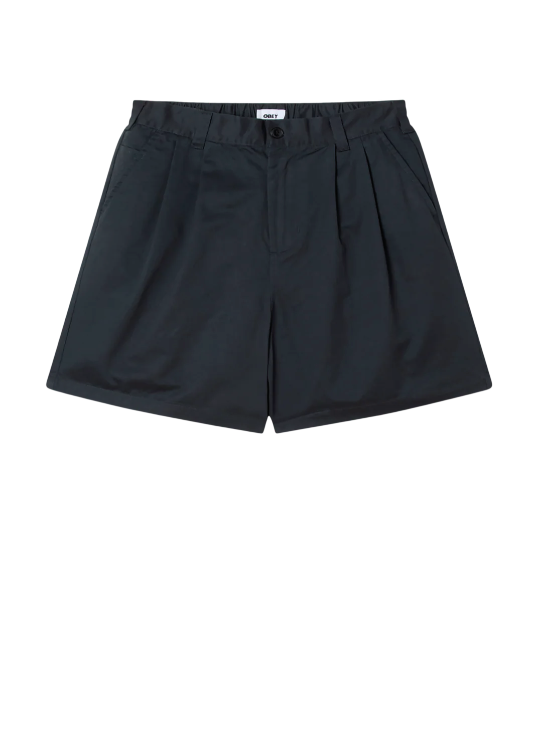 Obey Pantaloncino in cotone  da uomo Foster nero