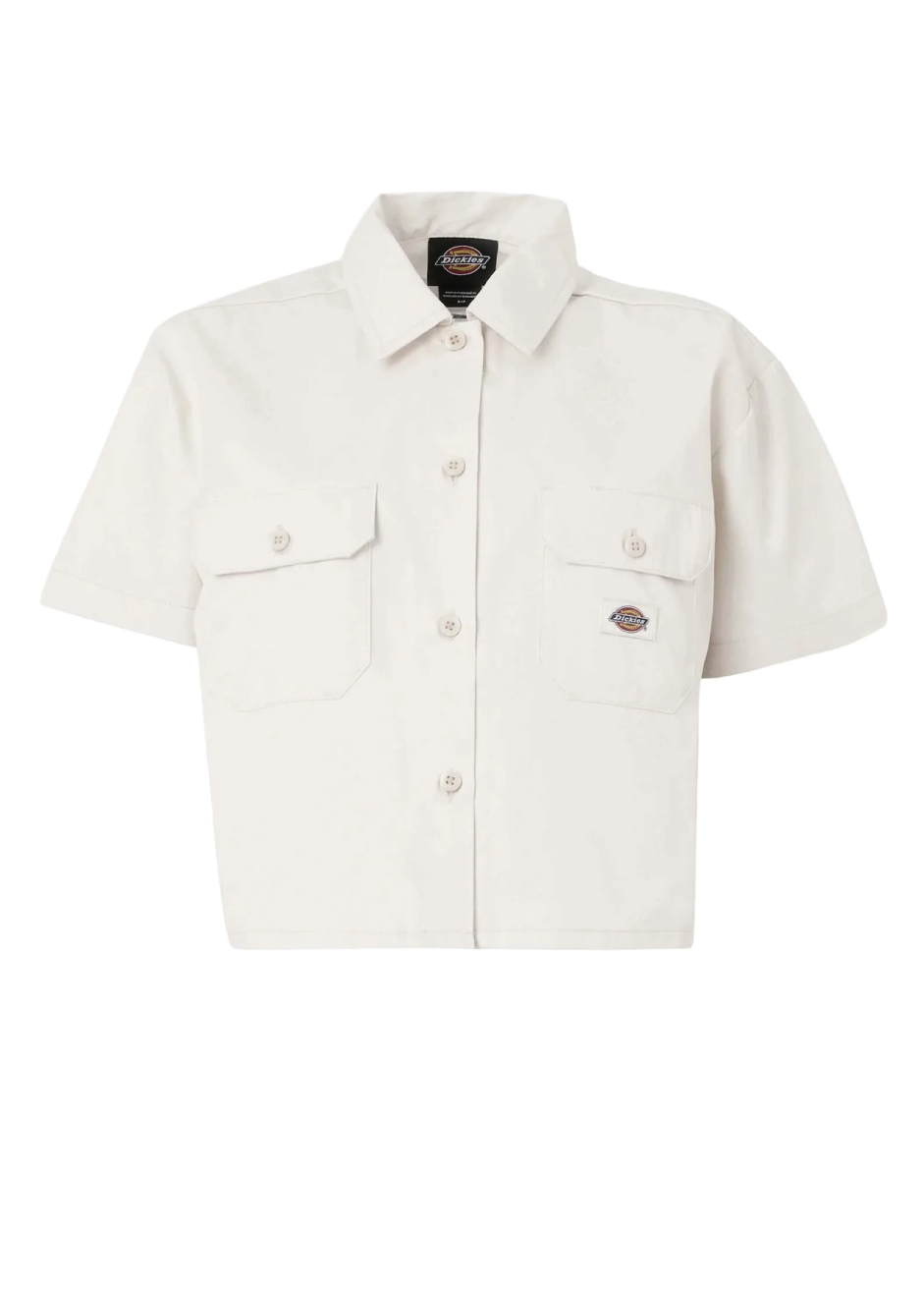 Dickies Camicia corta da donna Workwear panna
