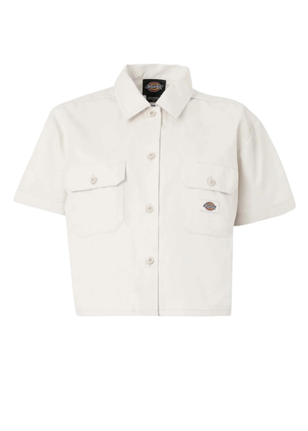 Dickies Camicia corta da donna Workwear panna
