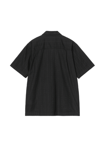 Carhartt Wip Camicia da uomo manica corta Gareth nera