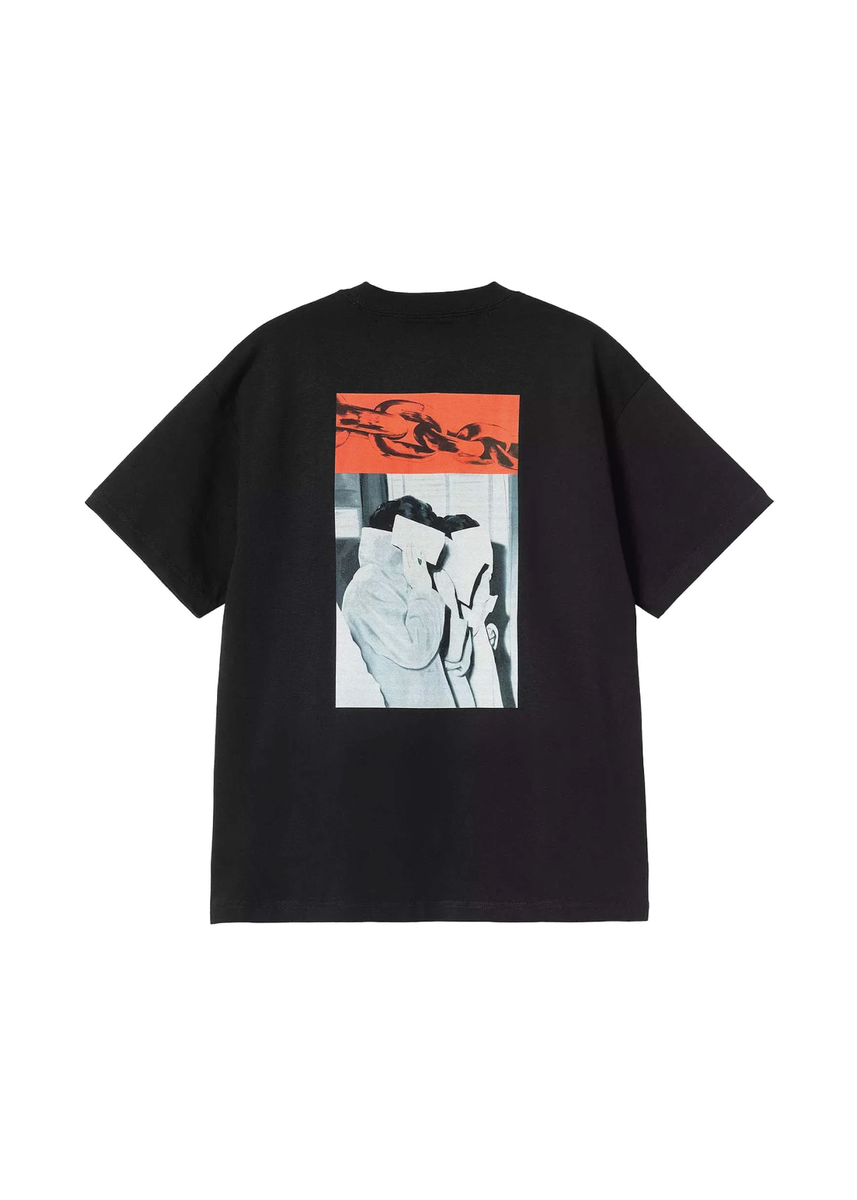 Carhartt Wip T-Shirt da uomo manica corta Sean Hamilton 01 nera