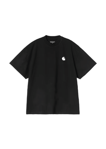 Carhartt WIP Women's Short Sleeve T-Shirt Compy Black