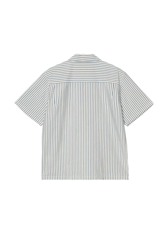 Carhartt Wip Camicia rigata da uomo manica corta Leavel