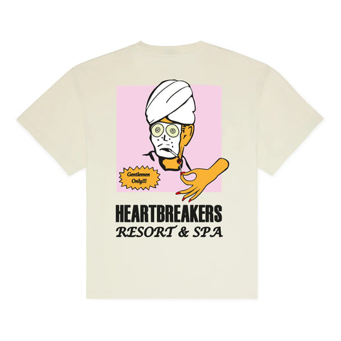Pas De Mer  T-Shirt da uomo manica corta Heartbreakers panna