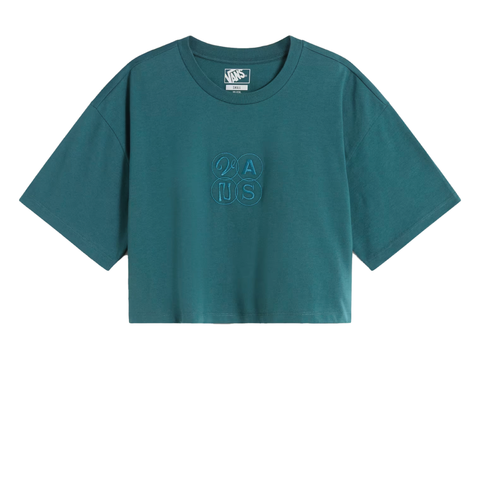 Vans T-Shirt corta da donna Ellipse Relax verde