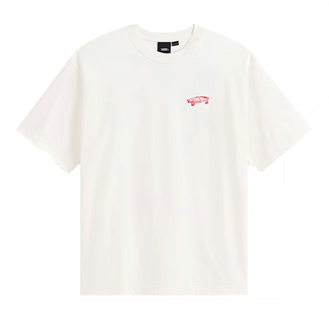 Vans T-Shirt da uomo manica corta Full Deck panna