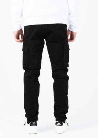 Lyle &amp; Scott Men's Cargo Pants with Big Pockets Black