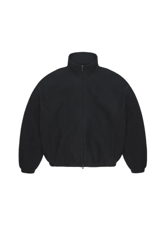 Rains Felpa in pile con zip da uomo Fleece Zip  nera