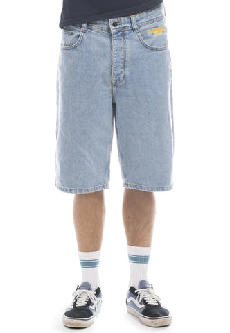Homeboy Baggy men's denim shorts in light wash